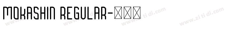 mokashin regular字体转换